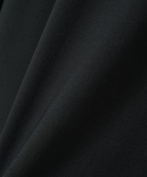 STUDIOUS（ステュディオス）の「【涼しいウール】COOL WOOL SHIRTS JACKET S.S（シャツ/ブラウス・メンズ・ブラック/ダークグリーン・1/2）」の15枚目の写真