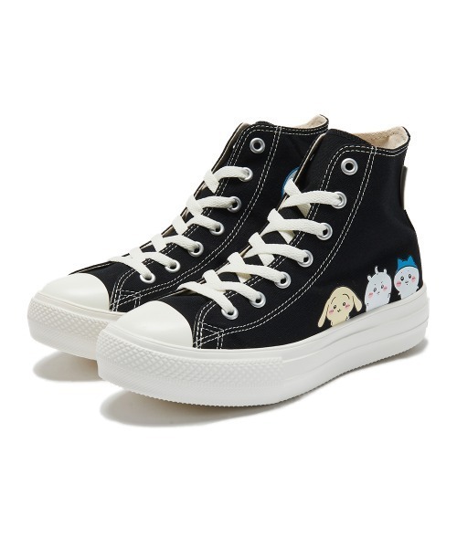 ちいかわコンバースALL STAR LIGHT PLTS PT HI / 黒 ちいかわ CONVERSE×ちいかわ ALL STAR LIGHT PLTS PT HI