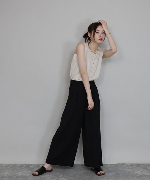 J by blue(ジェイバイブルー)の「ラメニットベスト(ベスト・レディース・ピンク/ベージュ/ブラック・MEDIUM)」の5枚目の写真