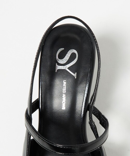 SY UNITED ARROWS（シーユナイテッドアローズ）の「＜SY＞ ポインテッドベルトウェッジバックベルト パンプス60●↑（パンプス・レディース・ブラック・22.5cm/23cm/25cm/23.5cm/24.5cm/24cm/22cm）」の7枚目の写真