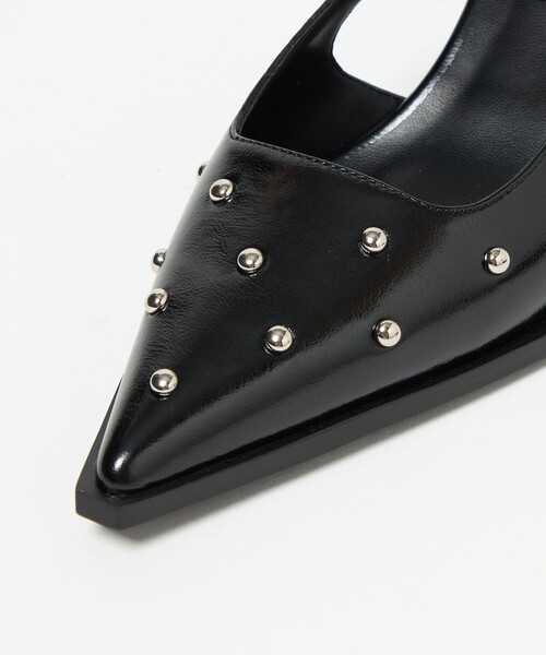 SY UNITED ARROWS（シーユナイテッドアローズ）の「＜SY＞ ポインテッドベルトウェッジバックベルト パンプス60●↑（パンプス・レディース・ブラック・22.5cm/23cm/25cm/23.5cm/24.5cm/24cm/22cm）」の8枚目の写真