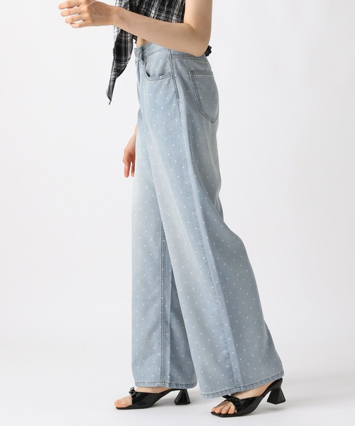 FOREVER 21（フォーエバー トゥエンティーワン）の「【2025SS】ドット柄デニムパンツ（デニムパンツ・レディース・ブルー/ブラック・SMALL/MEDIUM）」の10枚目の写真