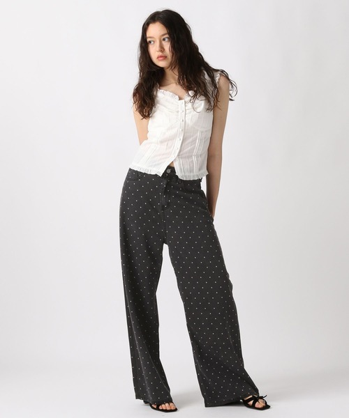 FOREVER 21（フォーエバー トゥエンティーワン）の「【2025SS】ドット柄デニムパンツ（デニムパンツ・レディース・ブルー/ブラック・SMALL/MEDIUM）」の12枚目の写真