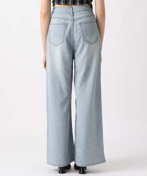 FOREVER 21（フォーエバー トゥエンティーワン）の「【2025SS】ドット柄デニムパンツ（デニムパンツ・レディース・ブルー/ブラック・SMALL/MEDIUM）」の18枚目の写真