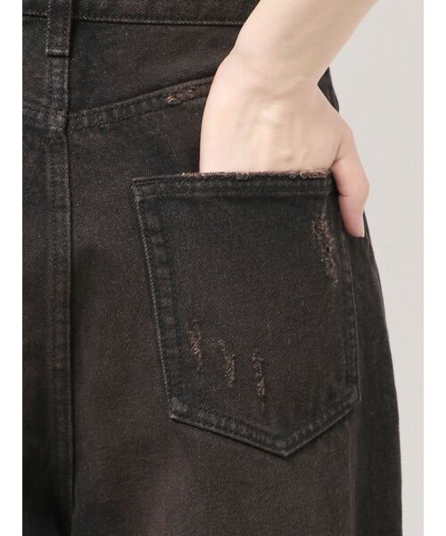 EMODA（エモダ）の「ダブルハイクラッシュジーンズ（デニムパンツ・レディース・ライトブルー/ブラック・SMALL/MEDIUM）」の14枚目の写真