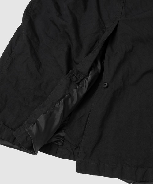 COMME des GARCONS HOMME（コム デ ギャルソン・オム）の「ESTEL GARMENT DYE COAT（ステンカラーコート・メンズ・ブラック・XL/L/M/S/XS）」の3枚目の写真