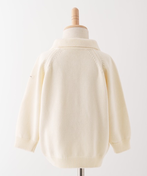 PUPPAPUPO(プッパプーポ)の「衿付き セーター ニット(ニット/セーター・キッズ・チャコール/アイボリー/モカ・90/100/80/110)」の16枚目の写真