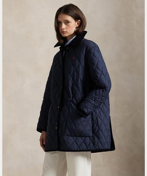 POLO RALPH LAUREN（ポロ ラルフ ローレン）の「キルテッド バーン ジャケット（その他アウター・レディース・ネイビー系1・XS/L/M/S/XXS）」の6枚目の写真