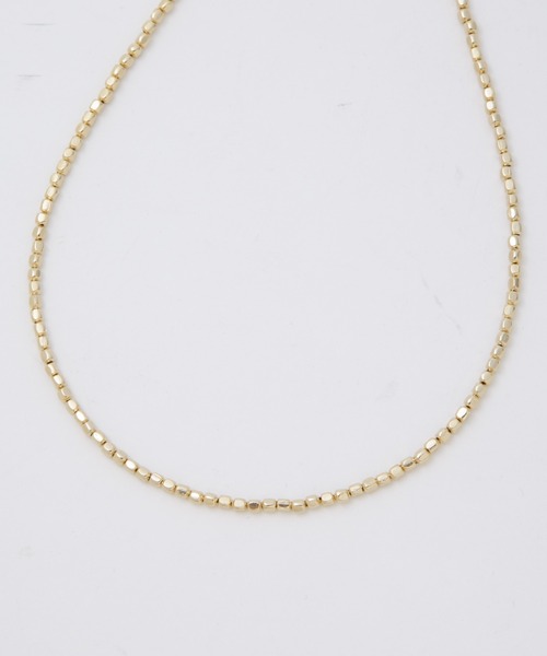 NANO universe（ナノユニバース）の「メタルビーズネックレス（ネックレス・レディース・シルバー/ゴールド・FREE）」の5枚目の写真
