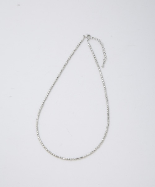 NANO universe（ナノユニバース）の「メタルビーズネックレス（ネックレス・レディース・シルバー/ゴールド・FREE）」の3枚目の写真