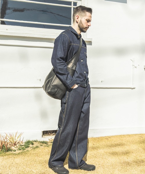 MR.OLIVE（ミスターオリーブ）の「MR.OLIVE/ミスターオリーブ IMPERMA-LEATHER -ONE SHOULDER BAG バッグ（ショルダーバッグ・メンズ・ブラック・FREE）」の10枚目の写真