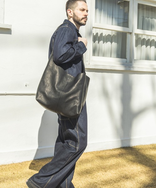 MR.OLIVE（ミスターオリーブ）の「MR.OLIVE/ミスターオリーブ IMPERMA-LEATHER -ONE SHOULDER BAG バッグ（ショルダーバッグ・メンズ・ブラック・FREE）」の12枚目の写真