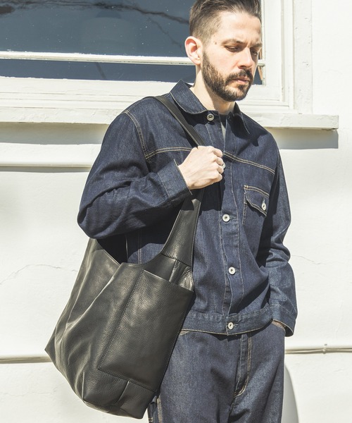 MR.OLIVE（ミスターオリーブ）の「MR.OLIVE/ミスターオリーブ IMPERMA-LEATHER -ONE SHOULDER BAG バッグ（ショルダーバッグ・メンズ・ブラック・FREE）」の17枚目の写真