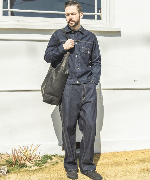 MR.OLIVE（ミスターオリーブ）の「MR.OLIVE/ミスターオリーブ IMPERMA-LEATHER -ONE SHOULDER BAG バッグ（ショルダーバッグ・メンズ・ブラック・FREE）」の3枚目の写真