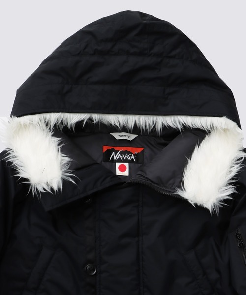 FIDELITY（フィデリティ）の「[FIDELITY X NANGA] 3LAYER DOWN / N-3Bフライトジャケット（ダウンジャケット/コート・メンズ・オリーブ/ブラック・MEDIUM/LARGE）」の7枚目の写真