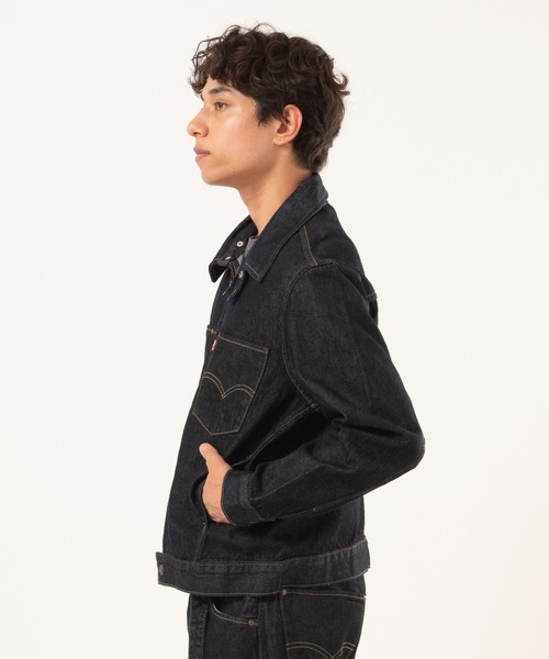 Levi's(リーバイス)の「Levi's/リーバイス TWISTED トラッカージャケット(デニムジャケット・メンズ・ダークインディゴブルー/インディゴブルー・XL/L/M/S)」の12枚目の写真