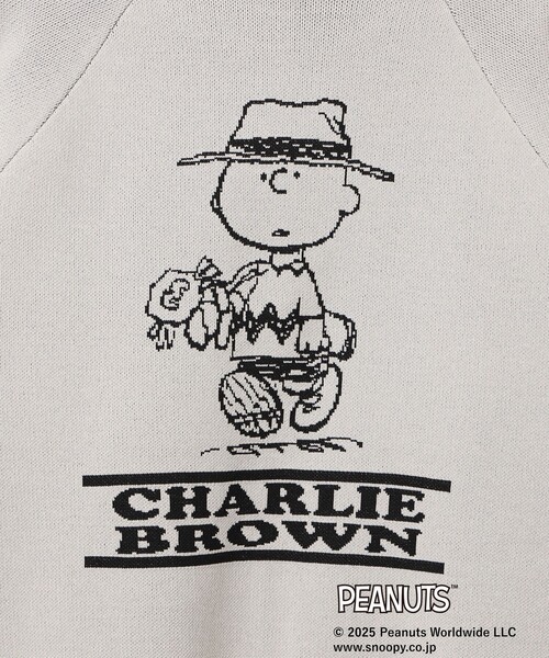 BEAMS GOLF(ビームスゴルフ)の「〈MEN〉PEANUTS チャーリー・ブラウン プルオーバーニット(ニット/セーター・メンズ・ネイビー/グレー/イエロー系その他5・M/L/XL/S)」の7枚目の写真