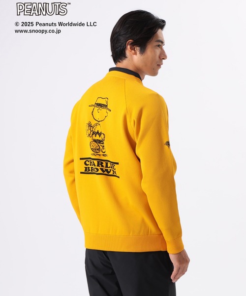 BEAMS GOLF(ビームスゴルフ)の「〈MEN〉PEANUTS チャーリー・ブラウン プルオーバーニット(ニット/セーター・メンズ・ネイビー/グレー/イエロー系その他5・M/L/XL/S)」の3枚目の写真