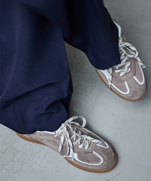 【期間限定出品】ALOHAS スニーカー 37 アロハス レディース シューズ スニーカー スエード レザー ALOHAS TB