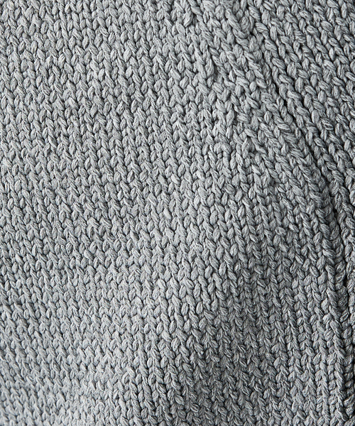 FORTUNA HOMME(フォルトゥナオム)の「【FORTUNA/フォルトゥナ】ECOTEC-Knit /オーバーサイズ カーディガン /ユニセックス【WEB限定】(ニット/セーター・メンズ・ライトグレー/ブラック/ライトベージュ・L/M)」の12枚目の写真