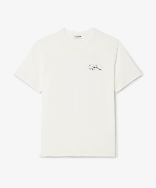 LACOSTE(ラコステ)の「シャンタコバックプリントTシャツ(Tシャツ/カットソー・メンズ・オリーブ/ホワイト・2/3/4/5)」の6枚目の写真