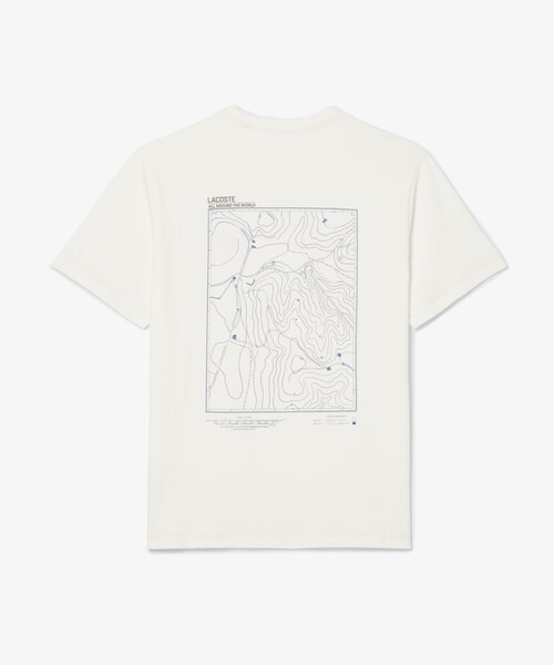 LACOSTE(ラコステ)の「シャンタコバックプリントTシャツ(Tシャツ/カットソー・メンズ・オリーブ/ホワイト・2/3/4/5)」の7枚目の写真