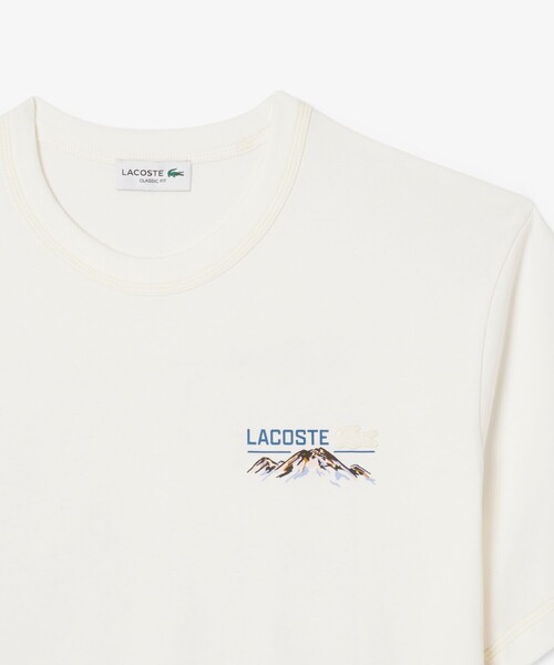 LACOSTE(ラコステ)の「シャンタコバックプリントTシャツ(Tシャツ/カットソー・メンズ・オリーブ/ホワイト・2/3/4/5)」の8枚目の写真