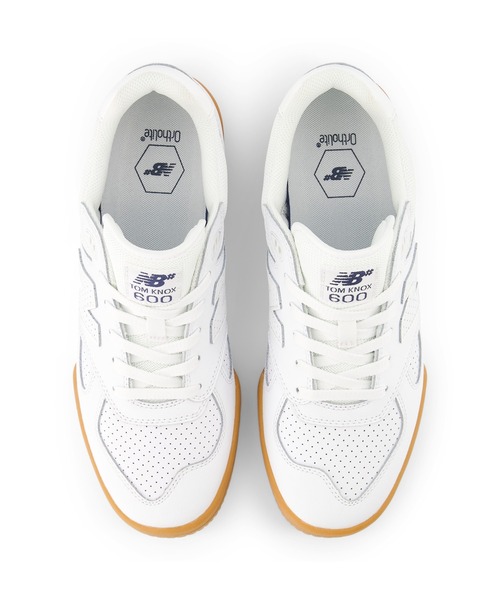 NEW BALANCE（ニューバランス）の「new balance/ニューバランス ヌメリック メンズ レディース スニーカー スケシュー ストリート NM600 TWO（スニーカー・メンズ・ホワイト・27.5cm/26.5cm/25.0cm/24.5cm/24.0cm/23.5cm/23.0cm/28.0cm/27.0cm/26.0cm）」の5枚目の写真
