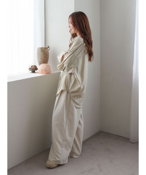 Ungrid（アングリッド）の「ピーチ起毛ラフパンツ（その他パンツ・レディース・チャコールグレー/ダークブラウン/アイボリー・FREE）」の15枚目の写真