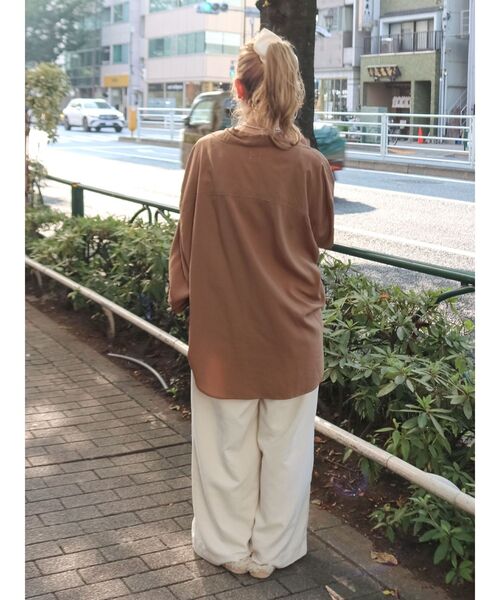 Ungrid（アングリッド）の「ピーチ起毛ラフパンツ（その他パンツ・レディース・チャコールグレー/ダークブラウン/アイボリー・FREE）」の21枚目の写真