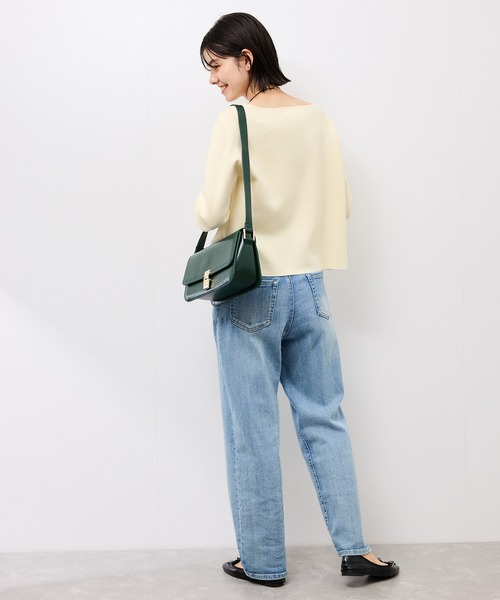 ROPE' PICNIC(ロペピクニック)の「【洗濯機OK】ミラノリブニットプルオーバー(ニット/セーター・レディース・ホワイト系その他5/キナリ/グリーン/ブラック/レッド・M/L)」の7枚目の写真