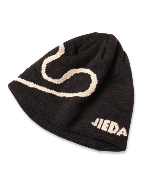 Jieda(ジエダ)の「J LOGO KNIT CAP(ニットキャップ/ビーニー・メンズ・ブラック・FREE)」の2枚目の写真