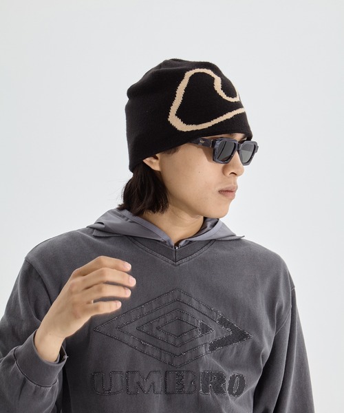 Jieda(ジエダ)の「J LOGO KNIT CAP(ニットキャップ/ビーニー・メンズ・ブラック・FREE)」の6枚目の写真