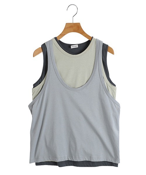 INSCRIRE / アンスクリア：【レディース】Light Jersey Layered T/T
