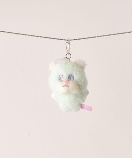 SMELLY(スメリー)の「Sleepy Mini Teddy(キーホルダー・レディース・ミント/ピンク/ブラウン/ブルー/アイボリー・-)」の4枚目の写真