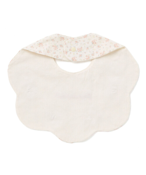 SLAP SLIP BABY（スラップスリップベビー）の「【お揃い】もくもくスカラップリボンがいっぱいレース襟スタイベビー（スタイ/よだれかけ・キッズ・ピンク系その他/ホワイト系その他2・FREE）」の4枚目の写真