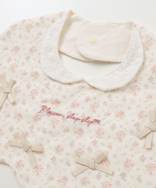 SLAP SLIP BABY（スラップスリップベビー）の「【お揃い】もくもくスカラップリボンがいっぱいレース襟スタイベビー（スタイ/よだれかけ・キッズ・ピンク系その他/ホワイト系その他2・FREE）」の5枚目の写真