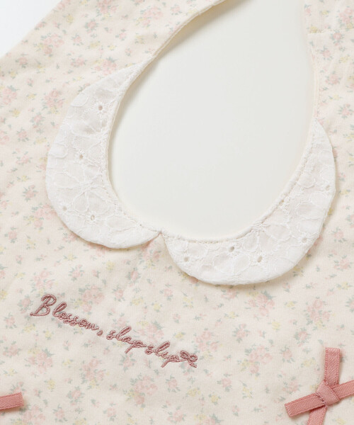 SLAP SLIP BABY（スラップスリップベビー）の「【お揃い】もくもくスカラップリボンがいっぱいレース襟スタイベビー（スタイ/よだれかけ・キッズ・ピンク系その他/ホワイト系その他2・FREE）」の8枚目の写真