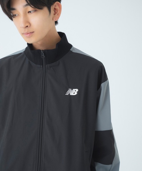 NEW BALANCE（ニューバランス）の「ジャージージャケット（ジャージ・メンズ・グレー/ブラック・MEDIUM/X-LARGE/XX-LARGE/LARGE/SMALL）」の4枚目の写真