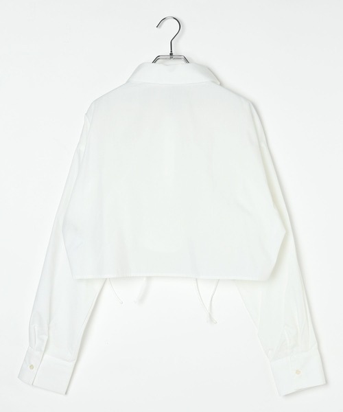 3.3 Field Trip （3.3フィールドトリップ）の「3.3 Field Trip／シャーリング長袖シャツ（シャツ/ブラウス・レディース・その他1/オフホワイト/サックスブルー・FREE）」の5枚目の写真