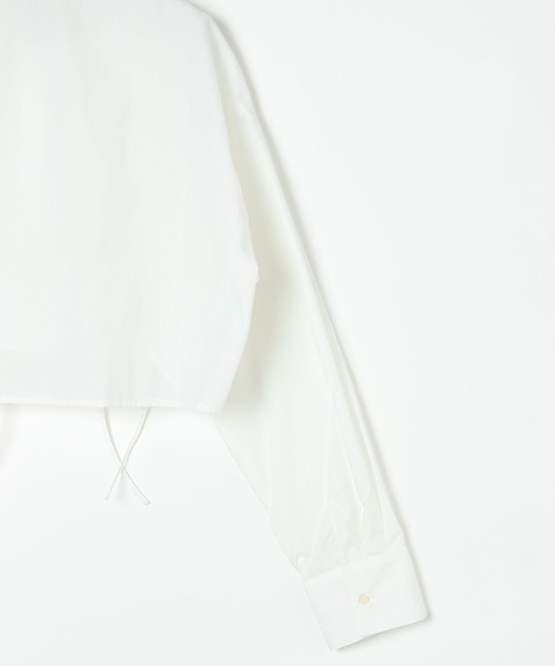 3.3 Field Trip （3.3フィールドトリップ）の「3.3 Field Trip／シャーリング長袖シャツ（シャツ/ブラウス・レディース・その他1/オフホワイト/サックスブルー・FREE）」の8枚目の写真