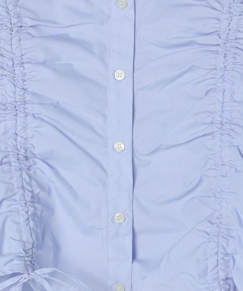 3.3 Field Trip （3.3フィールドトリップ）の「3.3 Field Trip／シャーリング長袖シャツ（シャツ/ブラウス・レディース・その他1/オフホワイト/サックスブルー・FREE）」の11枚目の写真