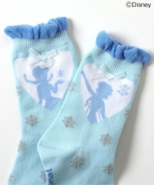 Ampersand（アンパサンド）の「【ディズニーキャラクター/FROZEN】ソックス（ソックス/靴下・キッズ・アイボリー/サックスブルー・15 /18/21）」の9枚目の写真
