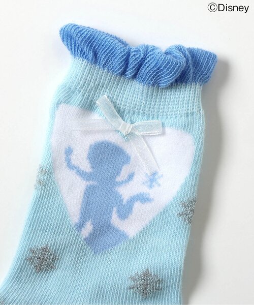 Ampersand（アンパサンド）の「【ディズニーキャラクター/FROZEN】ソックス（ソックス/靴下・キッズ・アイボリー/サックスブルー・15 /18/21）」の10枚目の写真