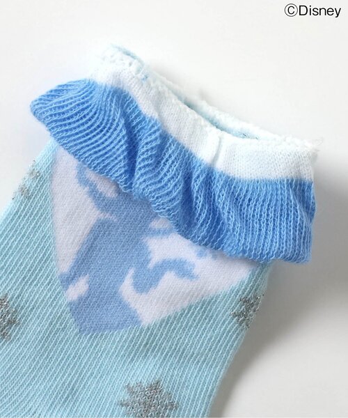 Ampersand（アンパサンド）の「【ディズニーキャラクター/FROZEN】ソックス（ソックス/靴下・キッズ・アイボリー/サックスブルー・15 /18/21）」の11枚目の写真