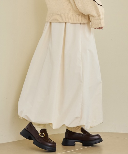 long balloon skirt/ロングバルーンスカート（スカート）｜OLUN