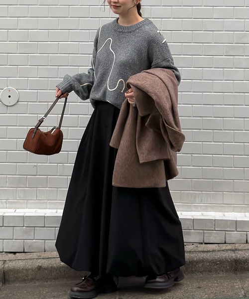 long balloon skirt/ロングバルーンスカート（スカート）｜OLUN