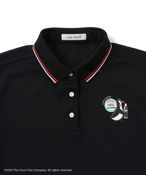 セール】コカ・コーラ バックプリント レディースポロシャツ