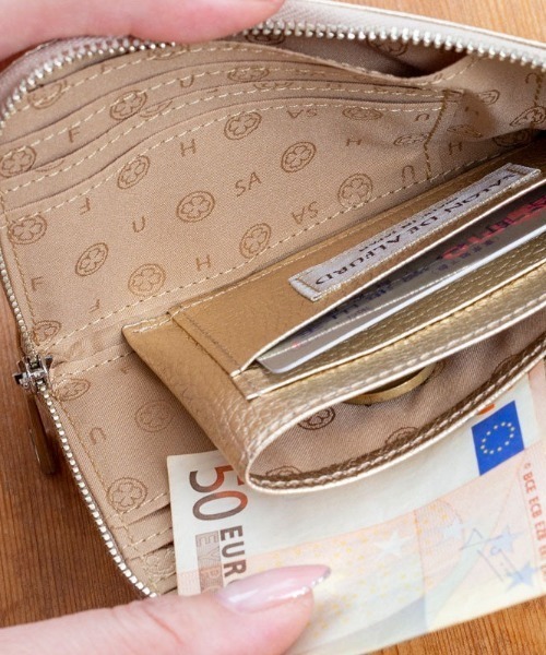 新品未使用☆サロンドアルファード☆ルクーチェL字ミニ財布 ルクーチェ L字ファスナー ミニ財布 1352