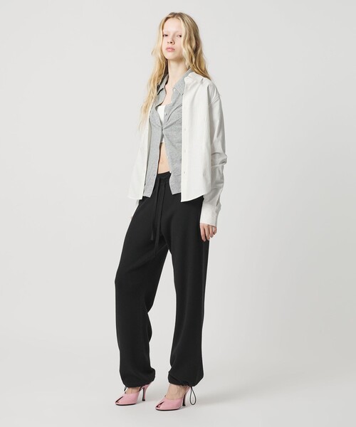 ATTISESSION（アティセッション）の「＜ATTISESSION＞ニット コード パンツ（その他パンツ・レディース・ブラック/ベージュ・36/38）」の9枚目の写真